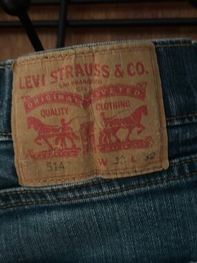 Levi's Men’s Blue Slim Straight Jeans